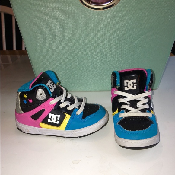 Dc Toddler Rebound Hightop Gym Shoes 